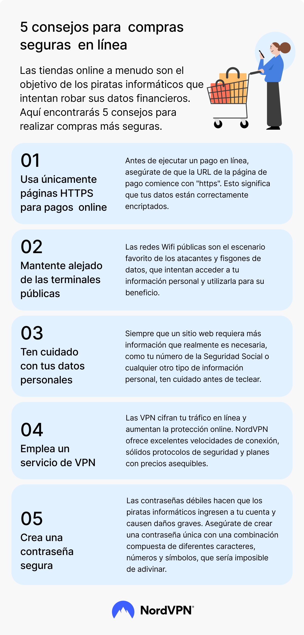 NordVPN safe shopping online 