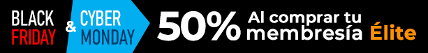 50% de descuento en membresas Élite